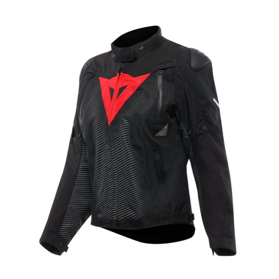 Dainese Super Sprint Black Red Lava D-Dry Kadın Mont