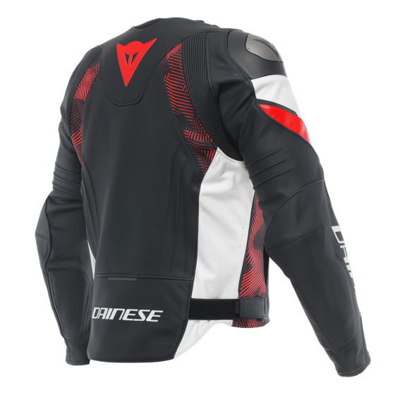 Dainese Avro 5 Blk Red Lava White Deri Mont