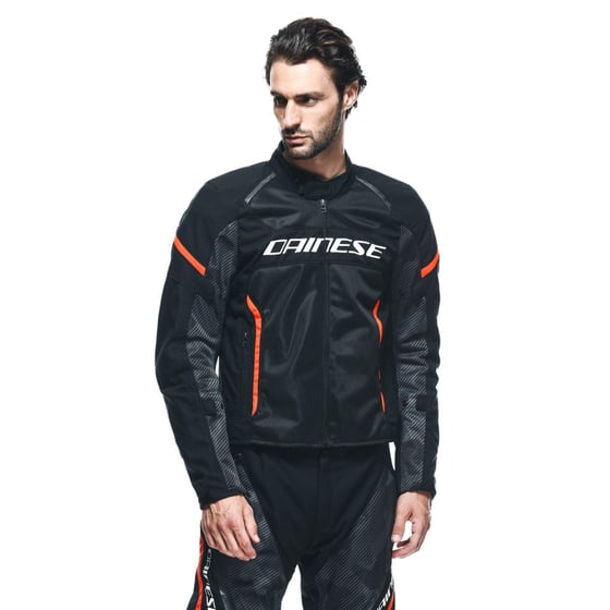 Dainese Air Frame 3 Black Red Fluo Tekstil Mont