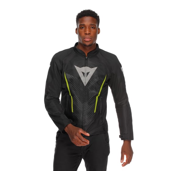 Dainese Herosphere Black White Yellow Fluo Air Tekstil Mont