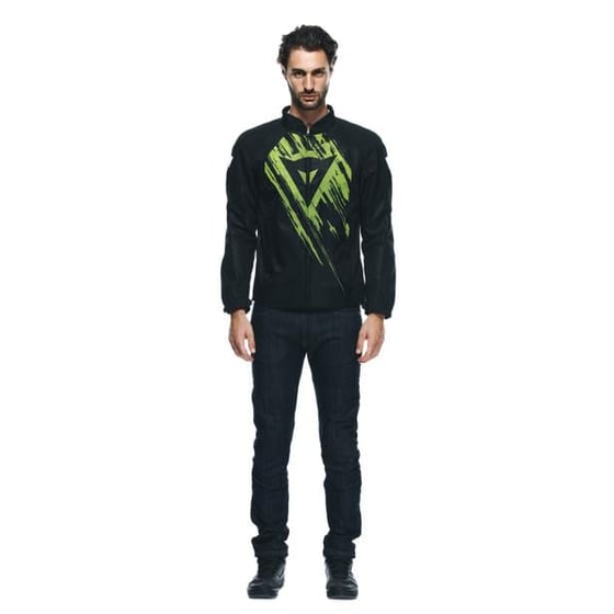 Dainese Herosphere Air Black Fluo Yellow Tekstil Mont