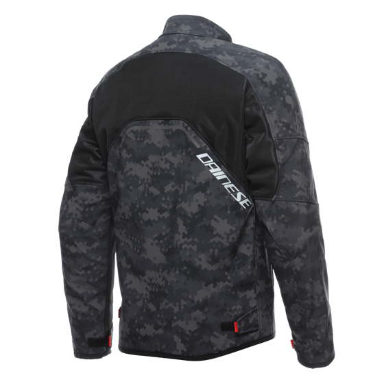 Dainese İgnite Camo Gray Black Fluo Red Air Tekstil Mont