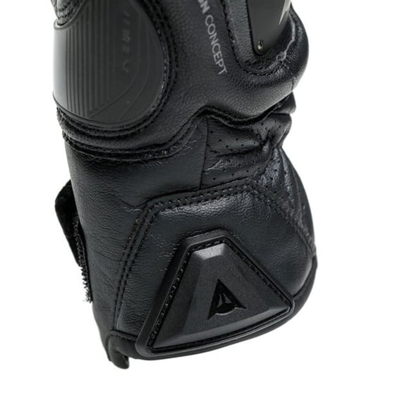 Daınese 4-Stroke 2 Black Deri Eldiven