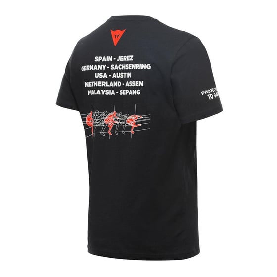 Dainese Racing Black T-Shirt 