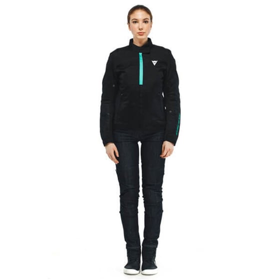 Dainese Risoluta Air Black Acqua Green Tekstil Mont