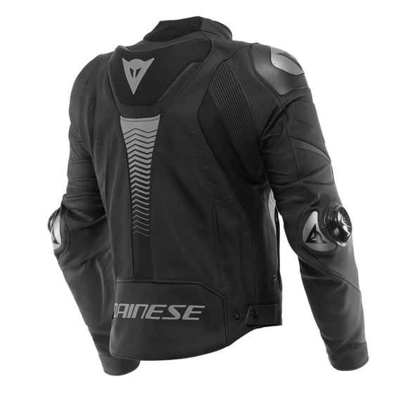 Dainese Super Speed 4 Black Matt Charcoal Gray Deri Mont