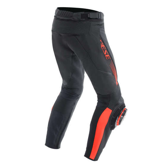 Dainese SuperSpeed Black Red Deri Pantolon