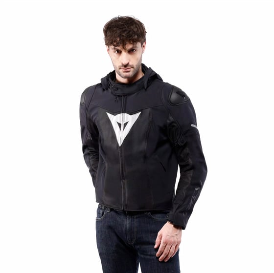 Dainese Super Sprint Black Air Black White Kadın Tekstil Mont