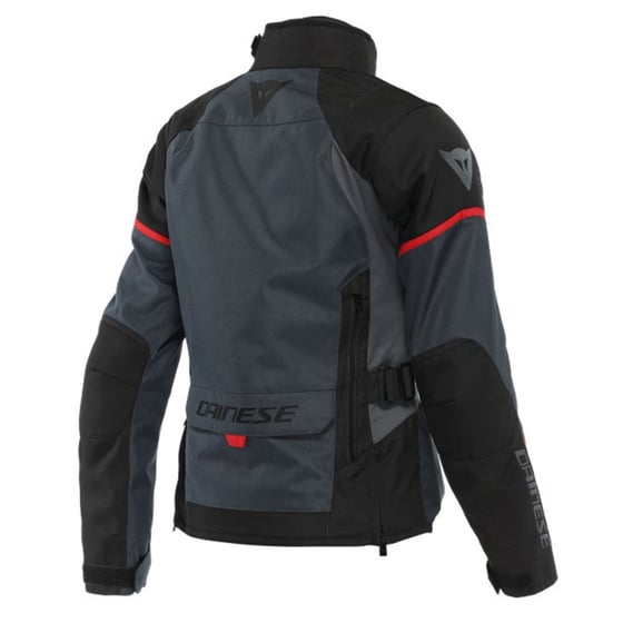 Dainese Tempest 3 Ebony Black Lava Red D-Dry Kadın Mont   
