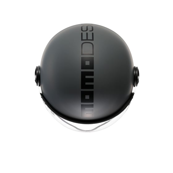 Momodesign Fgtr Classic Mono Matt Grey Black Açık Kask