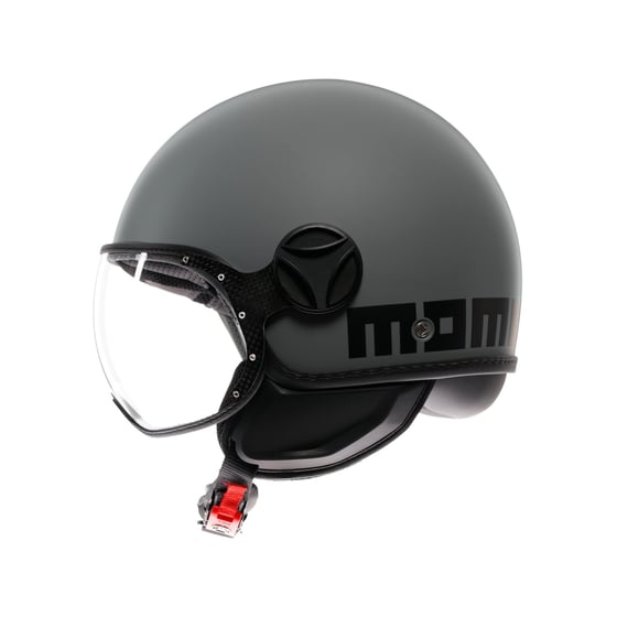 Momodesign Fgtr Classic Mono Matt Grey Black Açık Kask