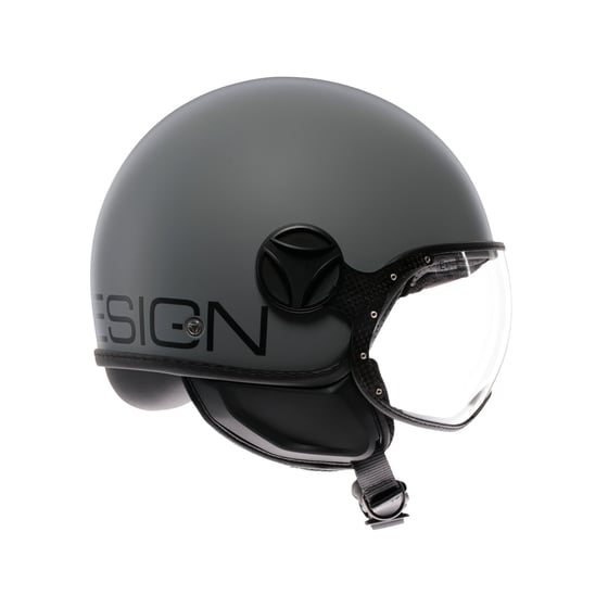 Momodesign Fgtr Classic Mono Matt Grey Black Açık Kask
