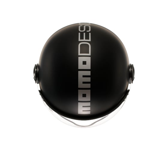 Momodesign Fgtr Evo Mono Matt Black Silver Açık Kask
