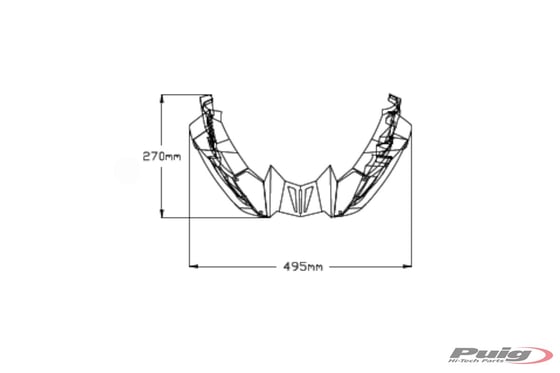 Puig 20646J Yamaha MT-021 Matt Black Koruma Demiri 