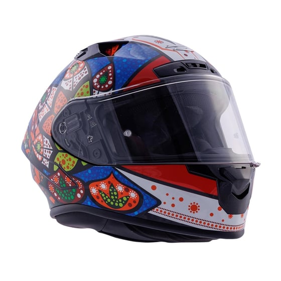 Zeus ZS-826 Pearl Black Blue BK6 Kapalı Kask