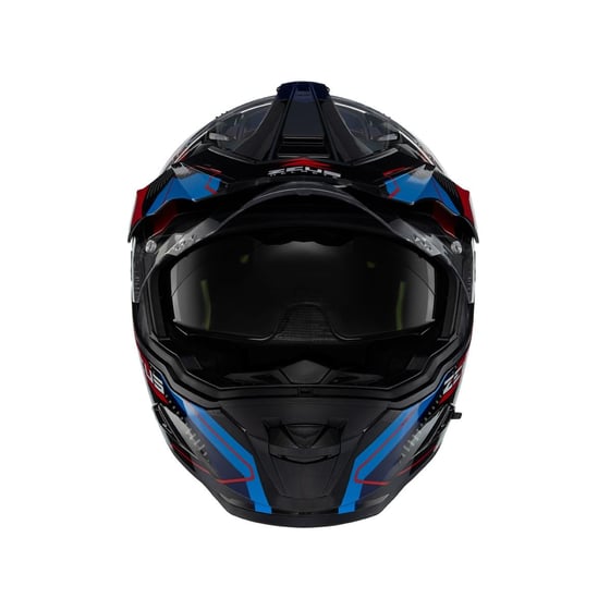 Zeus ZS-913 BK19P Black Red Blue Kapalı Kask