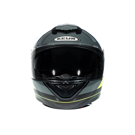 Zeus ZS-3050 BE7 Grey Fluo Yellow Çene Açılır Kask
