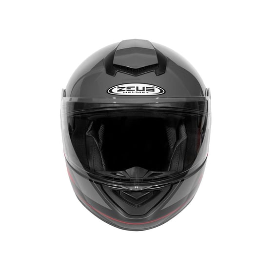 Zeus ZS-3050 BE7 Grey Red Çene Açılır Kask 