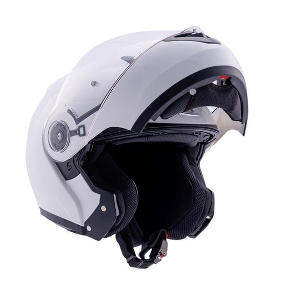 Zeus ZS-3050 Solid White Çene Açılır Kask ( Pinlock Dahil)