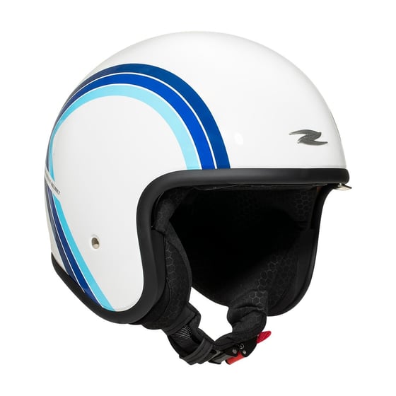 Zeus ZS-389 E20 White Blue Açık Kask