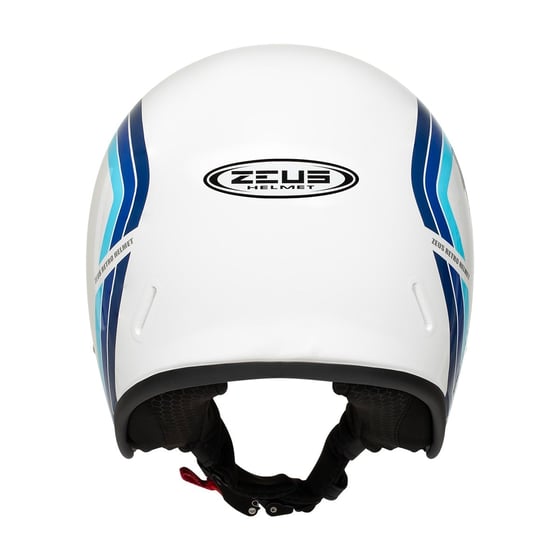 Zeus ZS-389 E20 White Blue Açık Kask