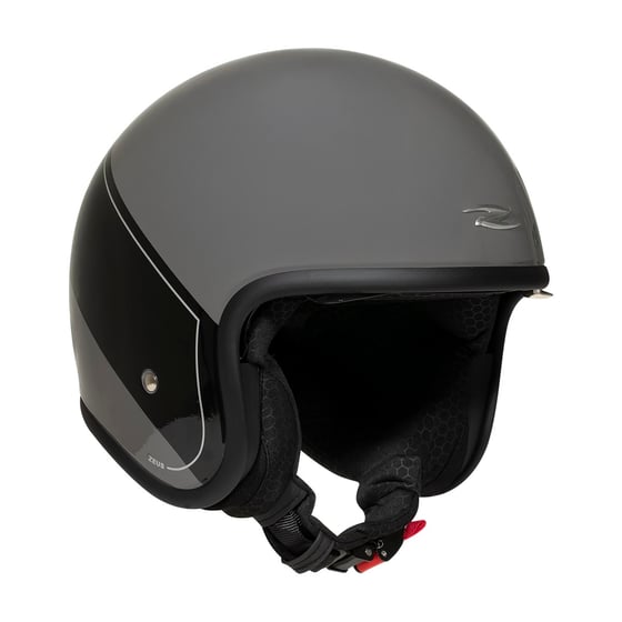 Zeus ZS-389 E29 Black Silver Açık Kask