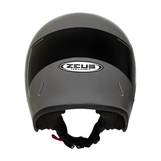 Zeus ZS-389 E29 Black Silver Açık Kask