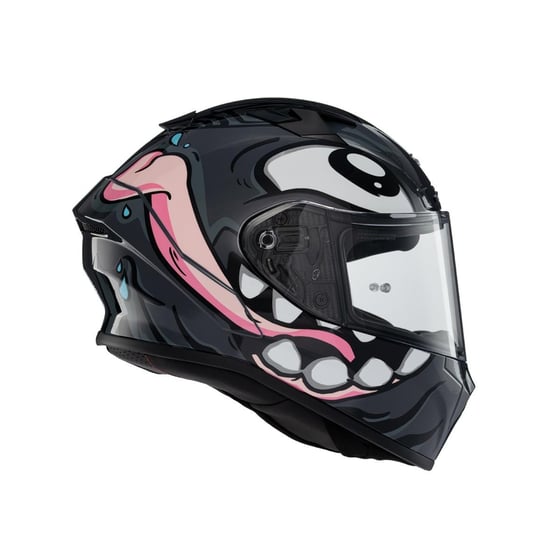 Zeus ZS-826 BK12 Gray Kapalı Kask (Pinlock Dahil)