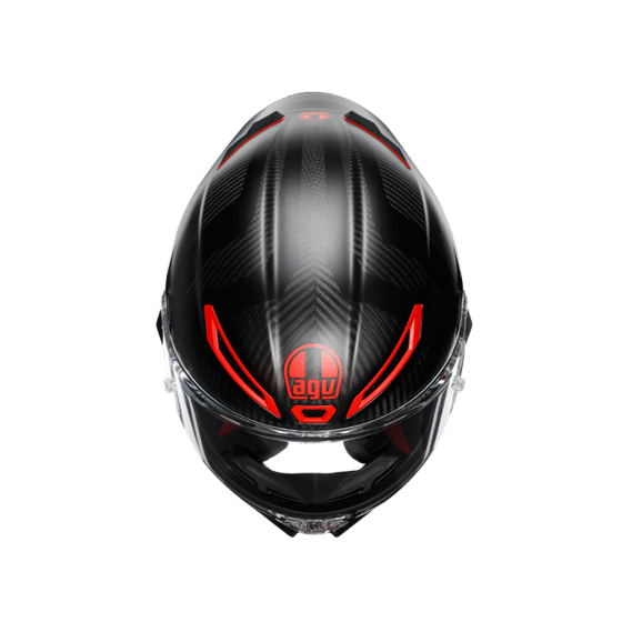 Agv Pista GP RR Carbon Blk Red Kapalı Kask