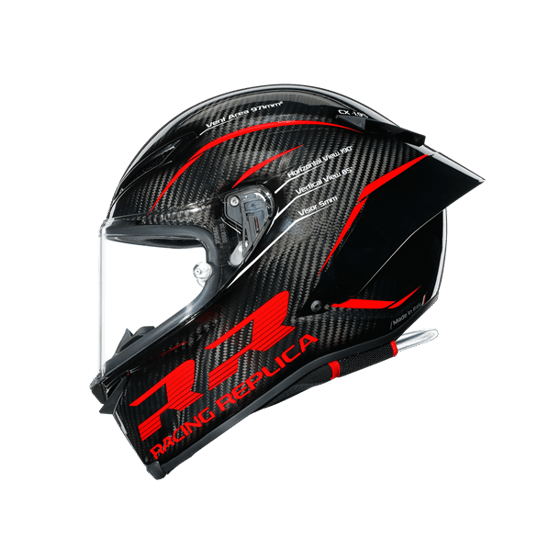 Agv Pista Gp RR Mplk Performance Carbon Red Kapalı Kask
