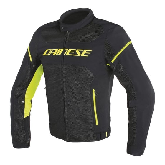 Dainese Air Frame D1 Tekstil Mont Black Black Yellow Fluo