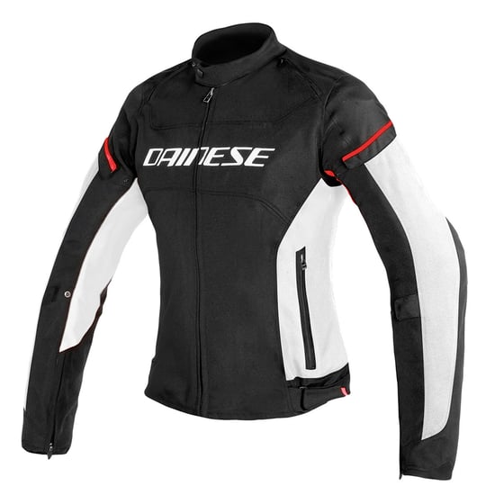DAINESE D-FRAME LADY TEKSTİL MONT BLACK WHITE RED FLUO