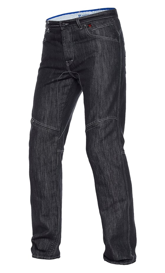 DAINESE D1 EVO JEANS BLACK ARAMID DENIM 