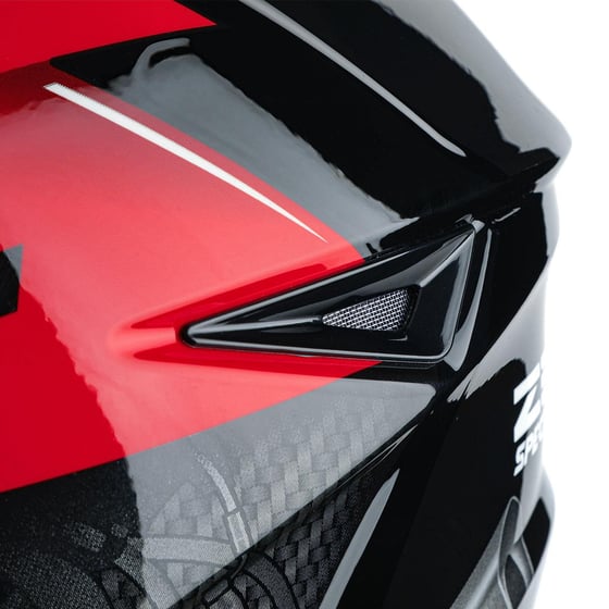 Zeus ZS-811A AL39 Black Red Kapalı Kask