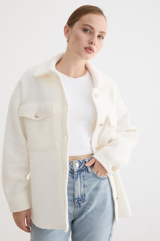 M28-5861-EKRU-LLEVUREDış GiyimBuklet Kumaş Kadın Mont EKRU