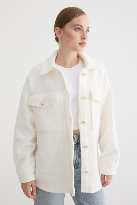 M28-5861-EKRU-LLEVUREDış GiyimBuklet Kumaş Kadın Mont EKRU