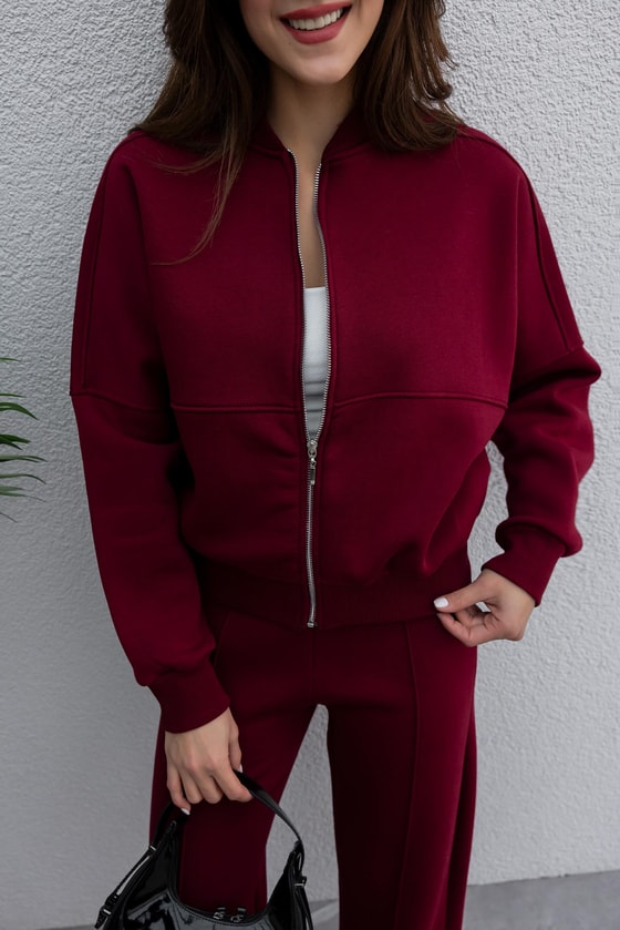 Çimalı Eşofman Takım - BORDO