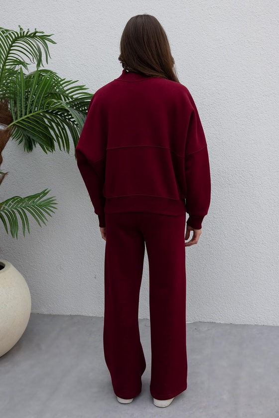 Çimalı Eşofman Takım - BORDO