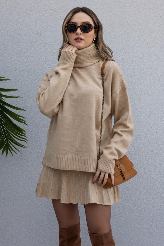 Etekli Triko Takım - BEJ