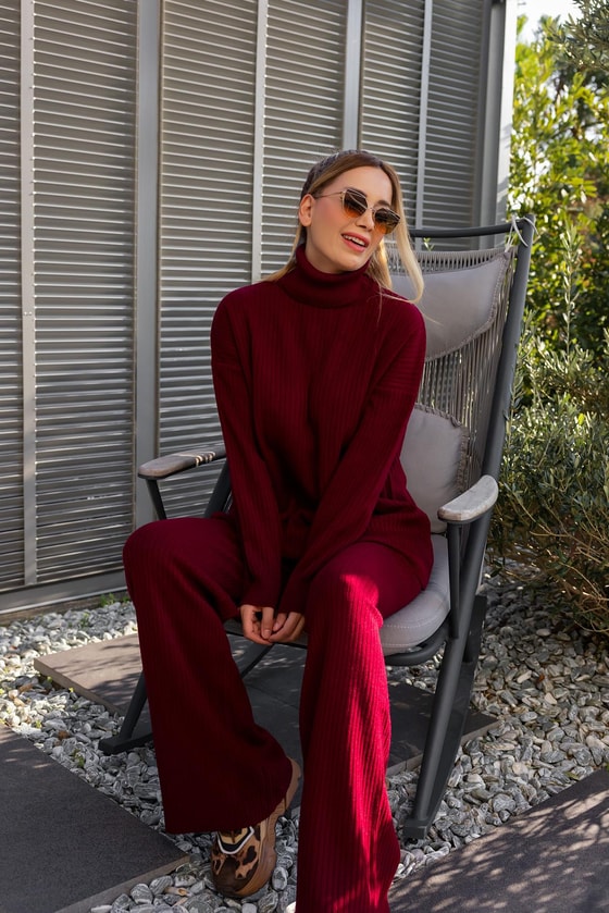 Fitilli Tam Balıkçı Takım - BORDO