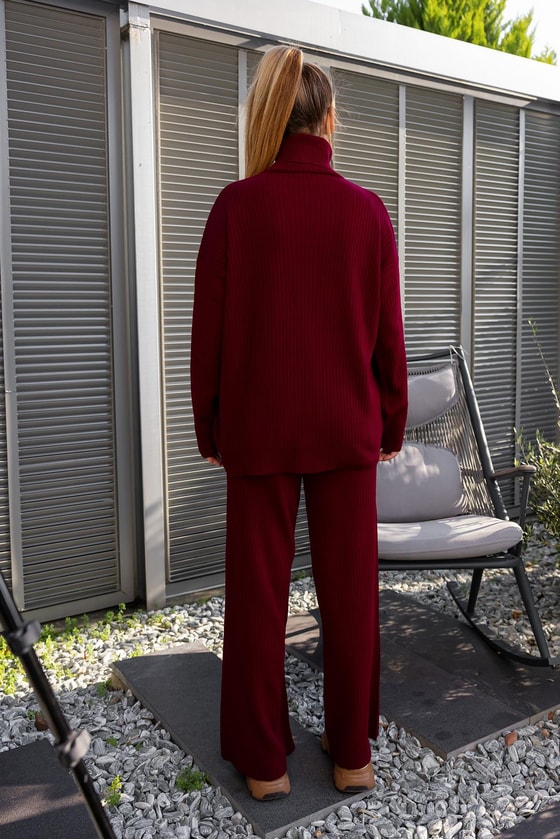 Fitilli Tam Balıkçı Takım - BORDO