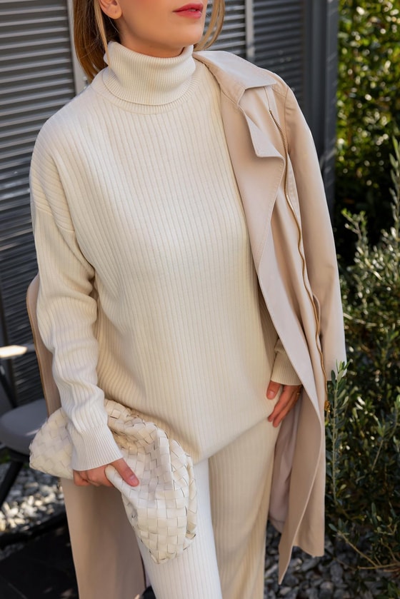 Fitilli Tam Balıkçı Takım - KREM