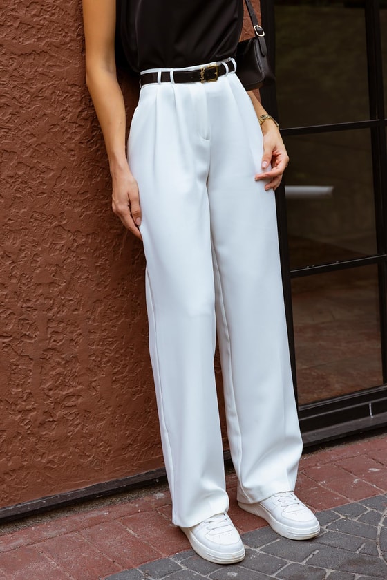 Palazzo Pantolon - BEYAZ