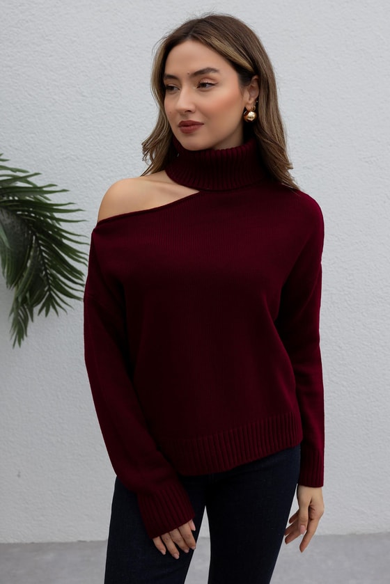 Tek Omuz Balıkçı Kazak - BORDO