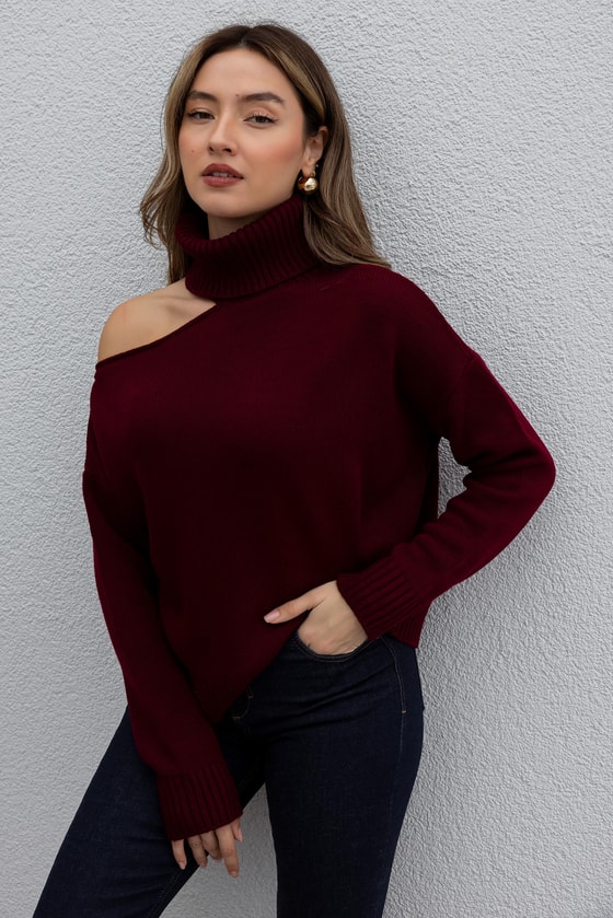 Tek Omuz Balıkçı Kazak - BORDO