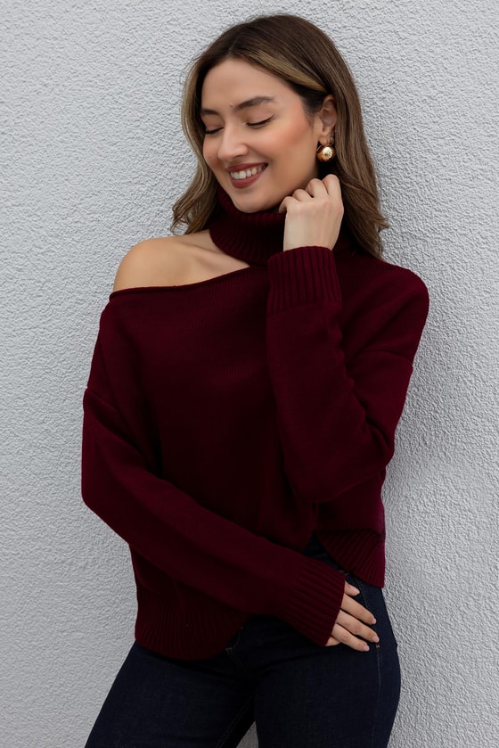 Tek Omuz Balıkçı Kazak - BORDO