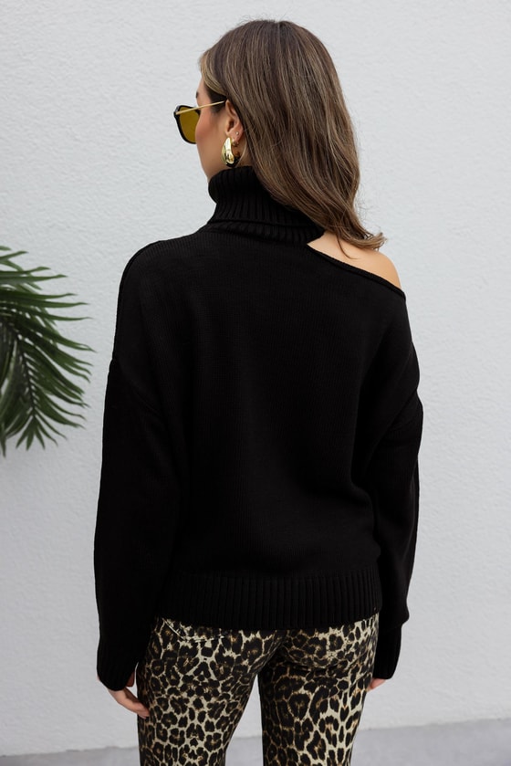 Tek Omuz Balıkçı Kazak - SİYAH