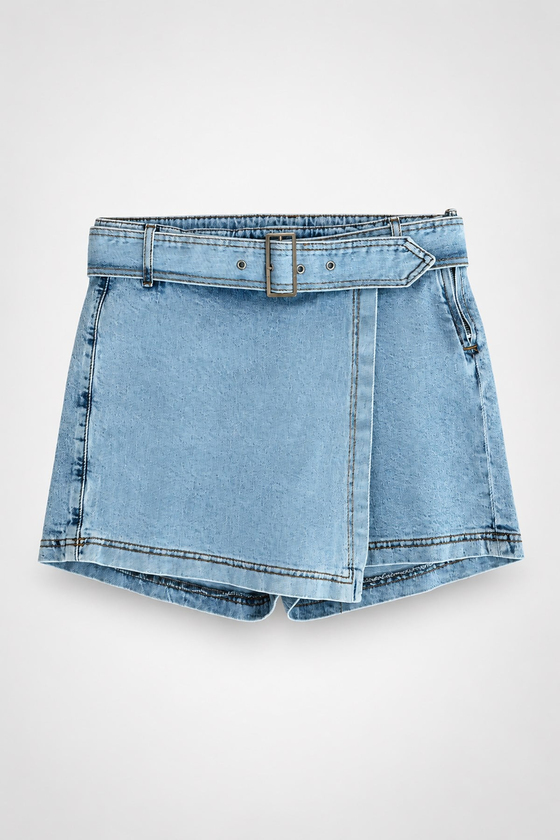 MGZ Denim Şort - MAVİ