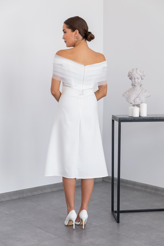 White Evening Dress