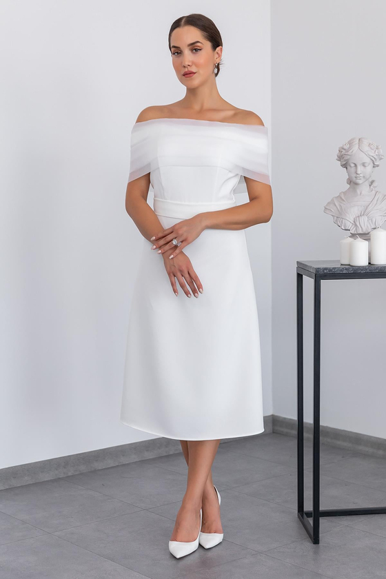 White Evening Dress